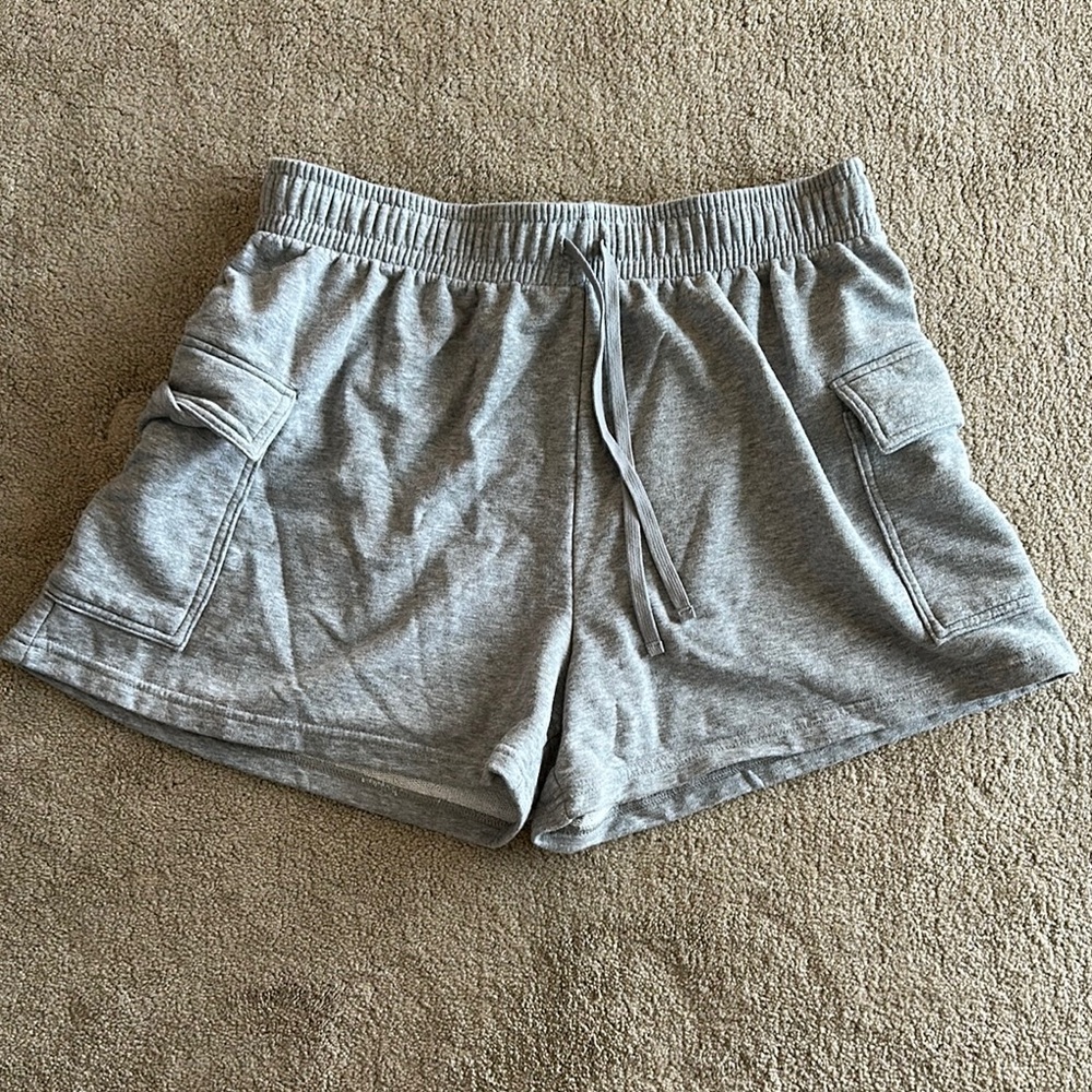 Wild Fable Light Gray Women's Cargo Shorts